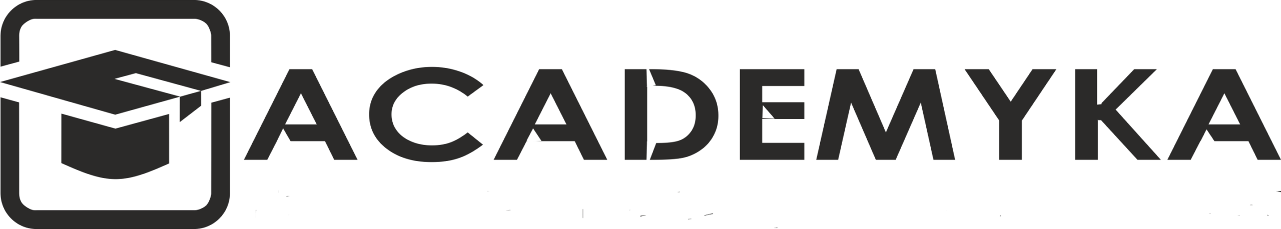 logo academyka black
